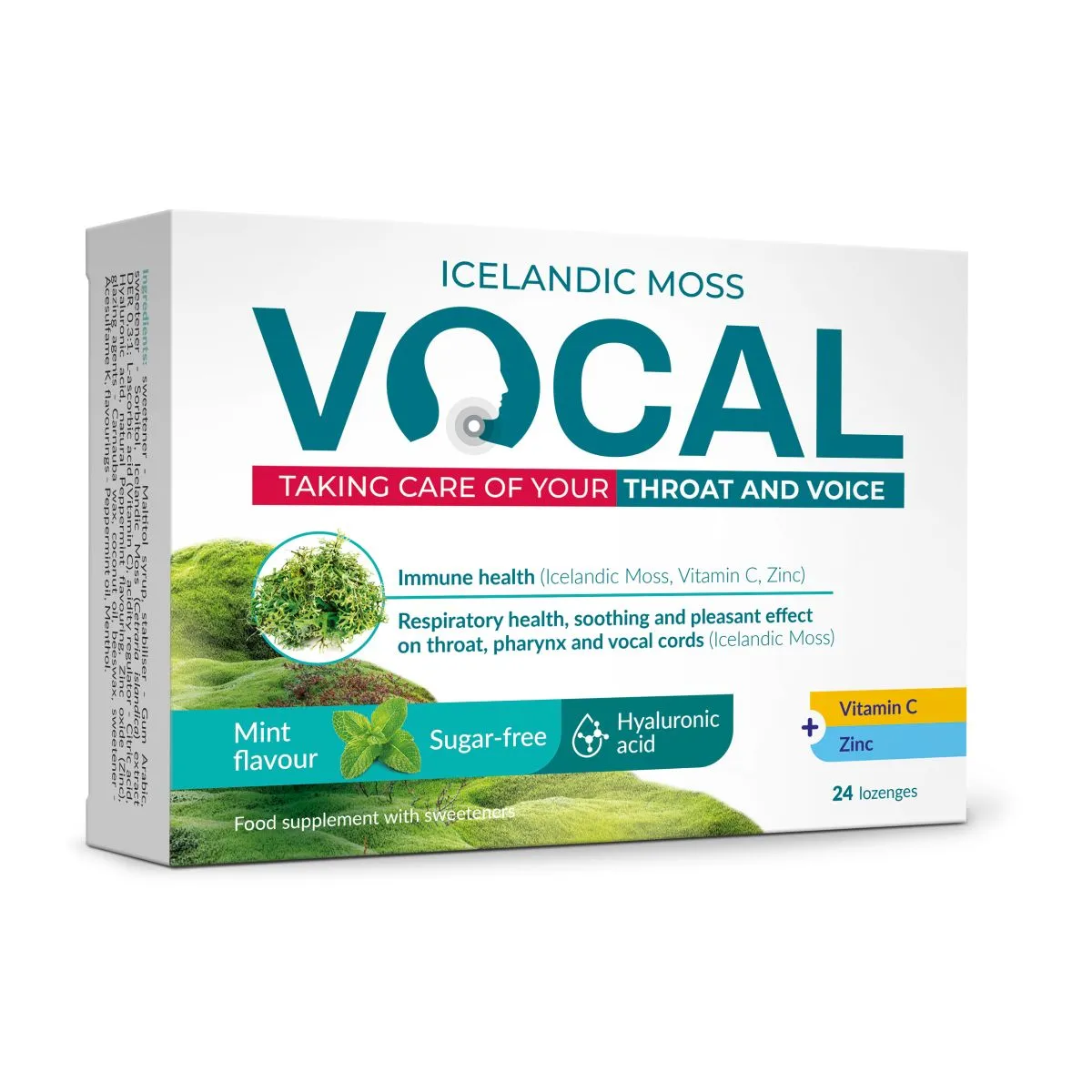 VOCAL MINT IMEMISTABLETID HÜALUROONHAPPEGA N24 - Product Image