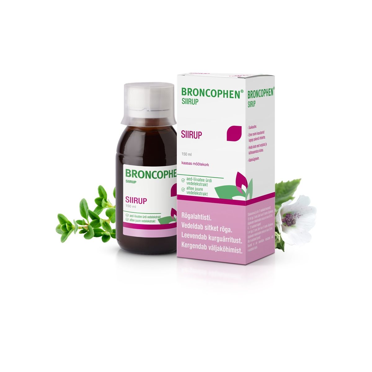 BRONCOPHEN SIIRUP 154MG+132MG/ML 150ML - Product Image