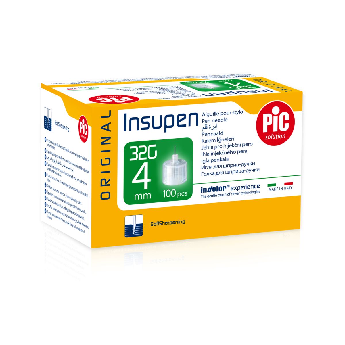 INSULIININÕELAD INSUPEN ORIGINAL 32G 0,23MM 4MM N100 - Product Image