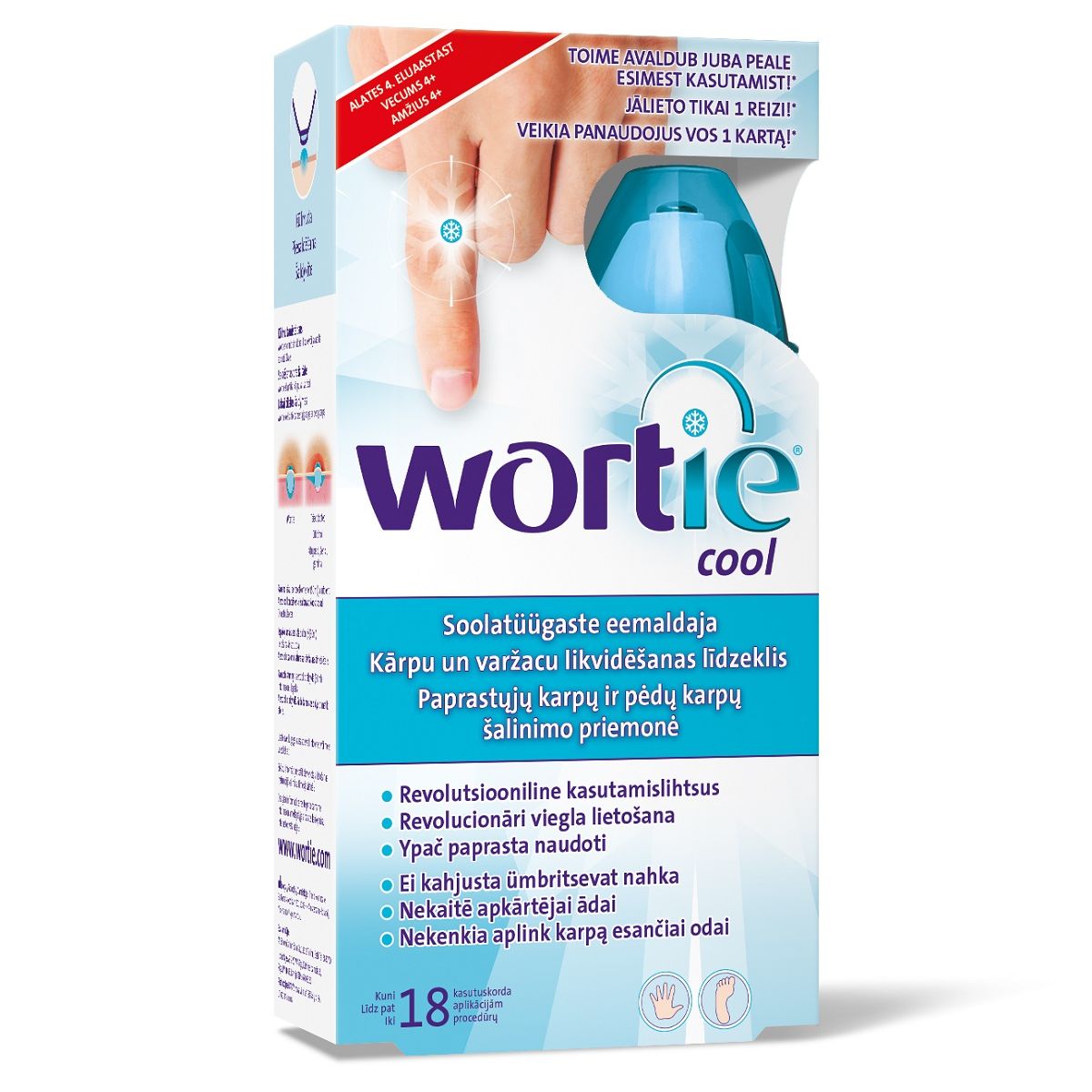 WORTIE SOOLATÜÜGASTE EEMALDAJA 50ML - Product Image