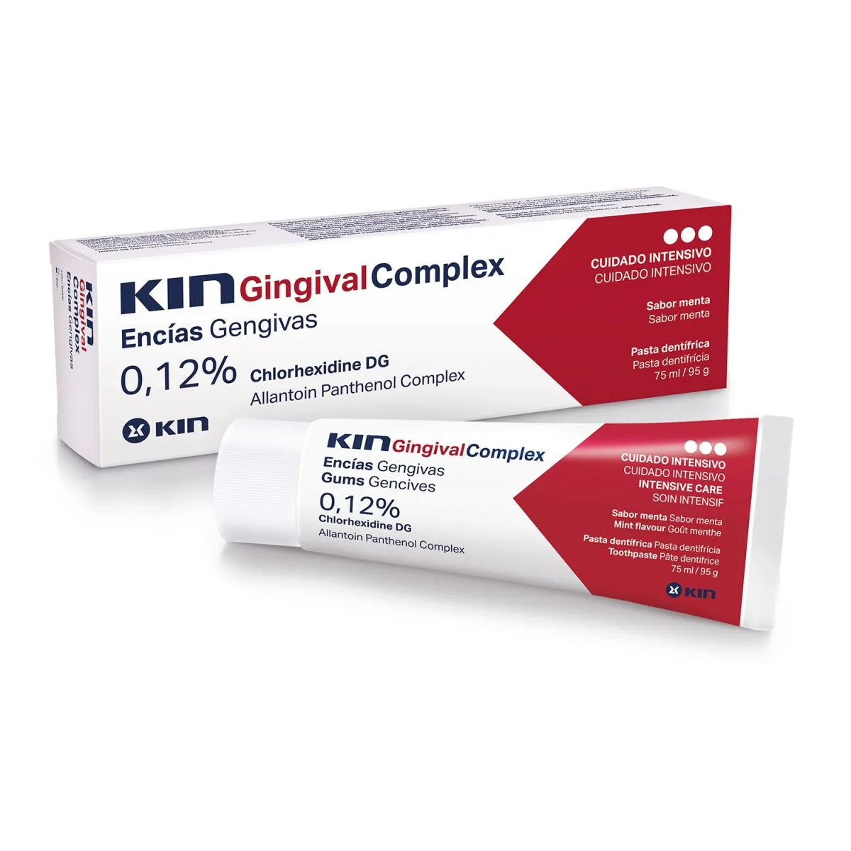 ЗУБНАЯ ПАСТА KIN GINGIVAL С 0.12% ХЛОРГЕКСИДИНОМ 75 МЛ - Product Image