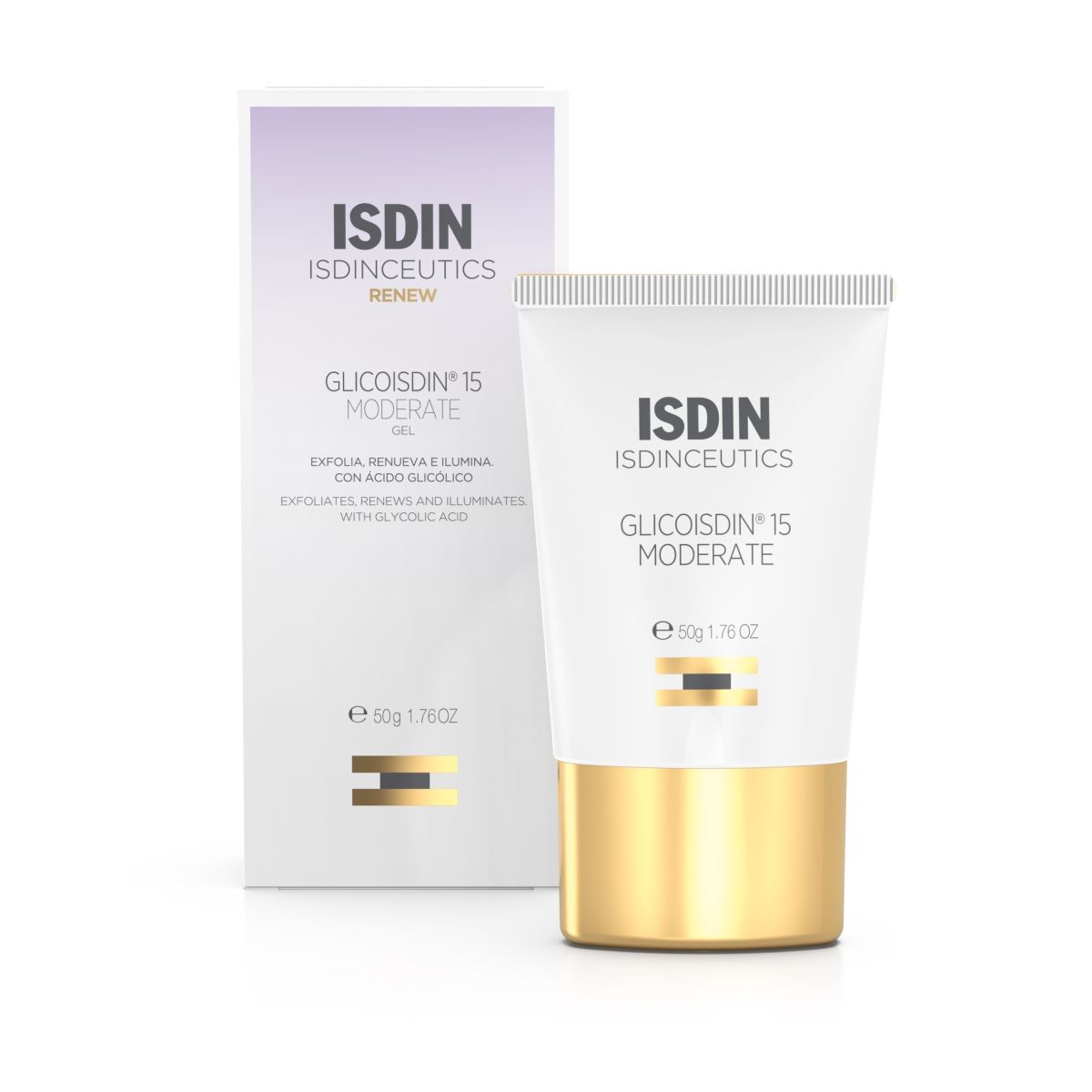 ISDIN GLICOISDIN 15 KOORIV GEEL GLÜKOOLHAPPEGA 50G - Product Image