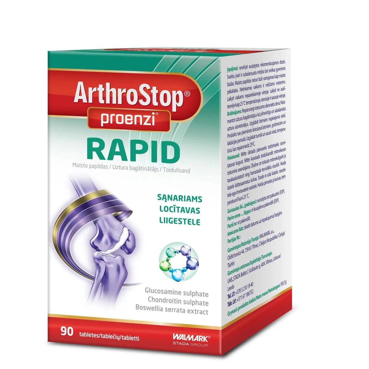 PROENZI ARTHROSTOP RAPID TBL N90 - Product Image