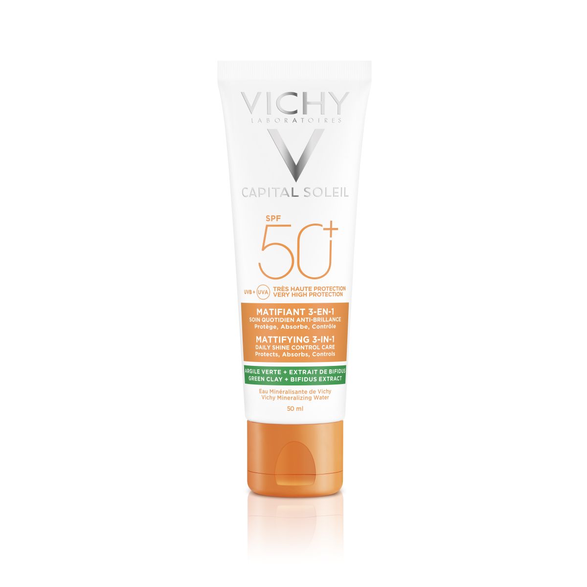 VICHY CS PÄIKESEKAITSEKREEM NÄOLE AKNEVASTANE SPF50 50ML - Product Image