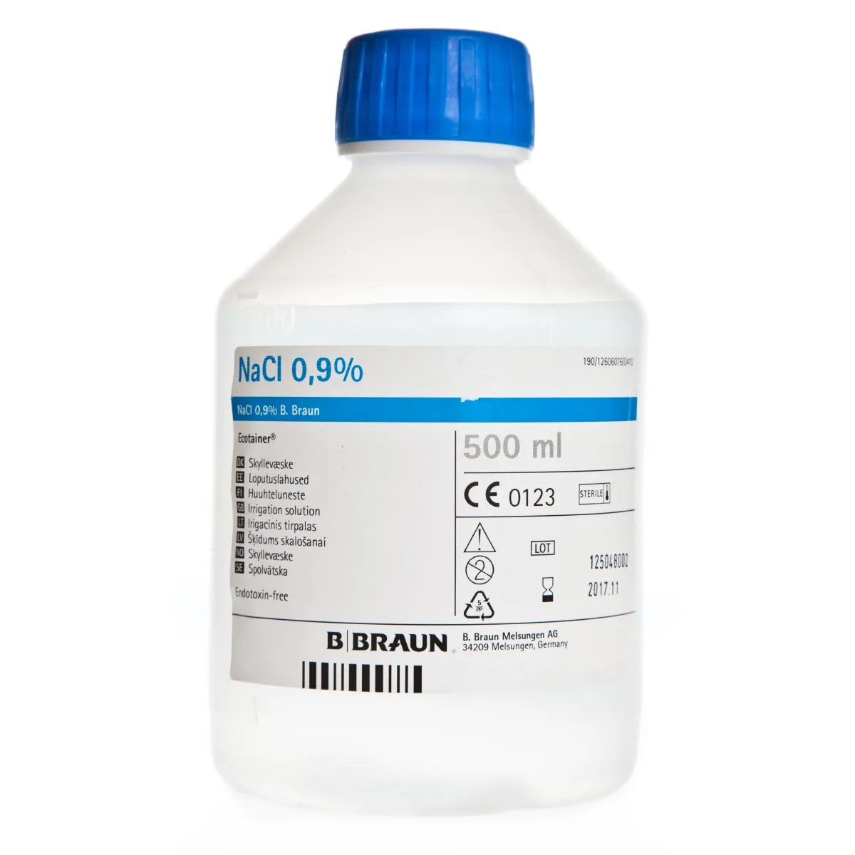 NATRII CHLORIDUM SOL 0,9% 500ML (LOPUTUSLAHUS) (B.B.) - Product Image