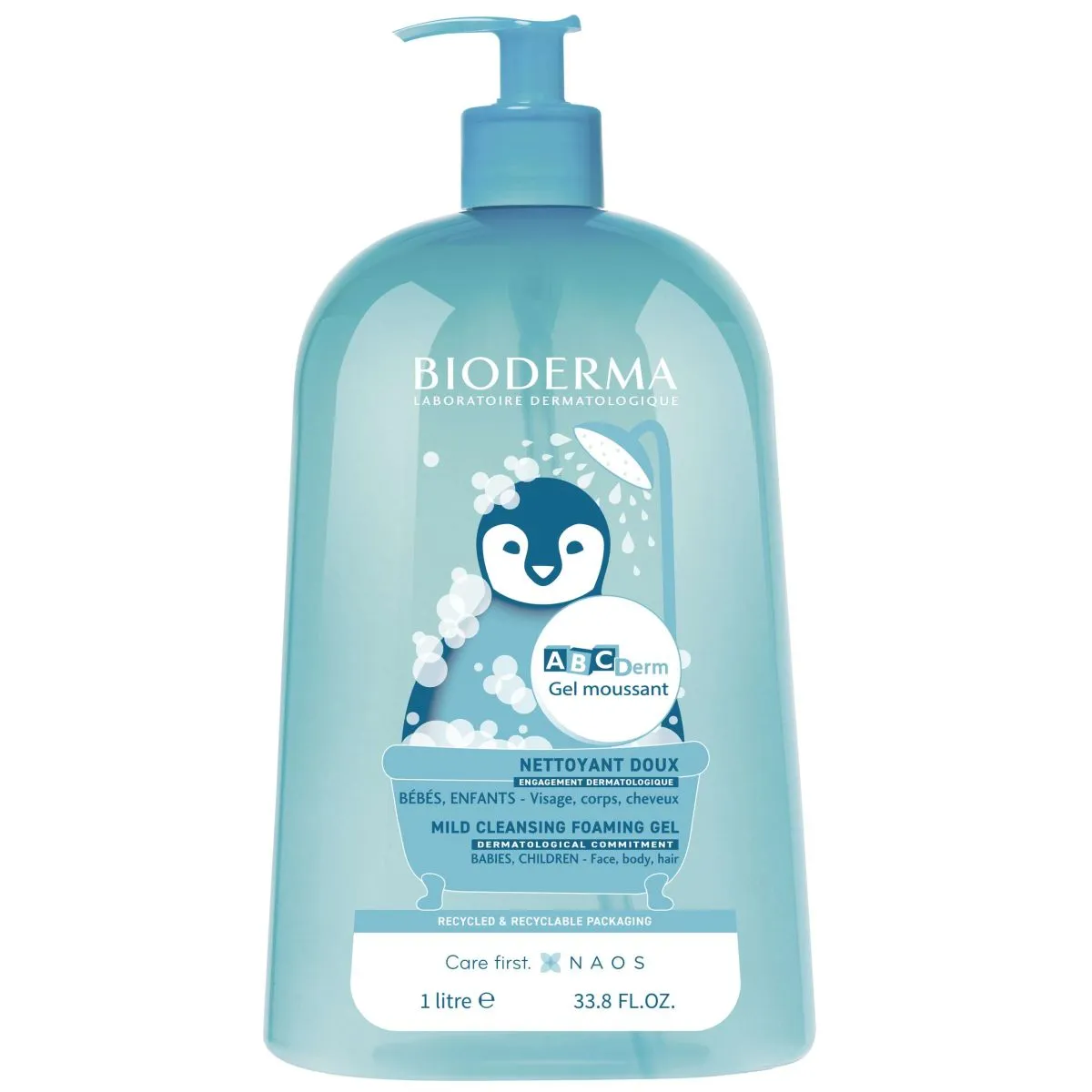 BIODERMA ABCDERM DUSHIGEEL 1000ML - Product Image