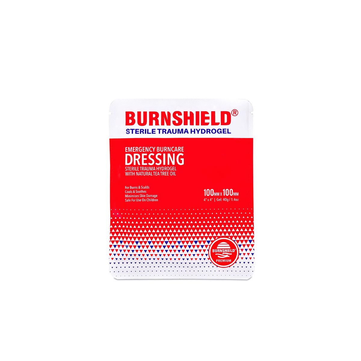 BURNSHIELD PÕLETUSSIDE GEELIGA STERIILNE 10X10CM - Product Image