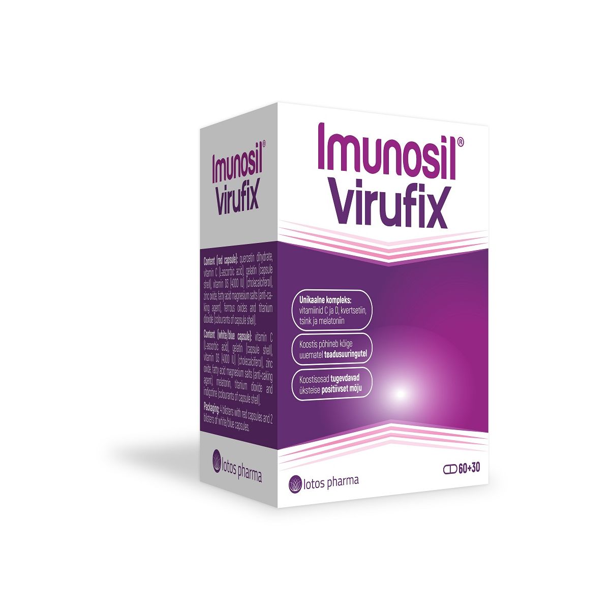 IMUNOSIL VIRUFIX KAPSLID N60+N30 - Product Image