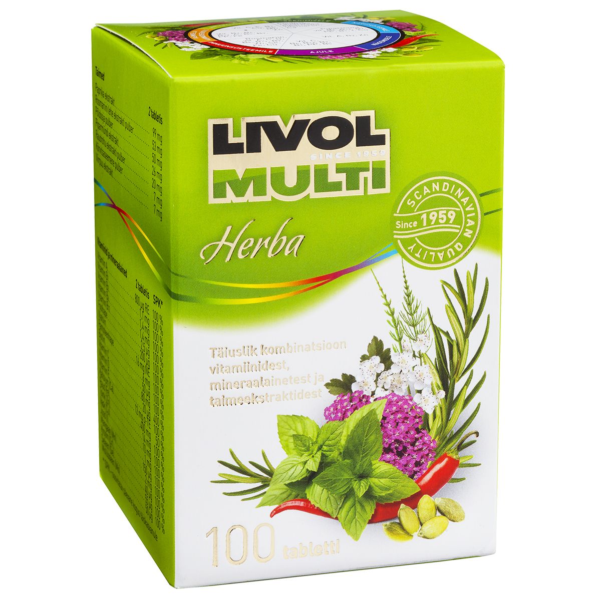 LIVOL MULTI HERBA TBL N100 - Product Image