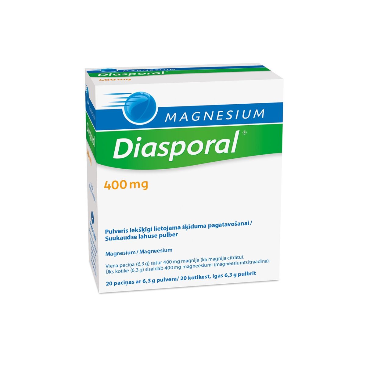 MAGNESIUM DIASPORAL SUUK LAH PLV 2475,2MG N20 - Product Image