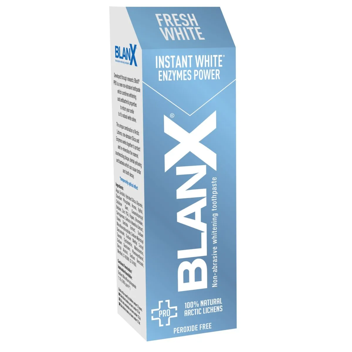 BLANX PRO Deep Blue отбеливающая зубная паста с энзимами 75мл - Product Image