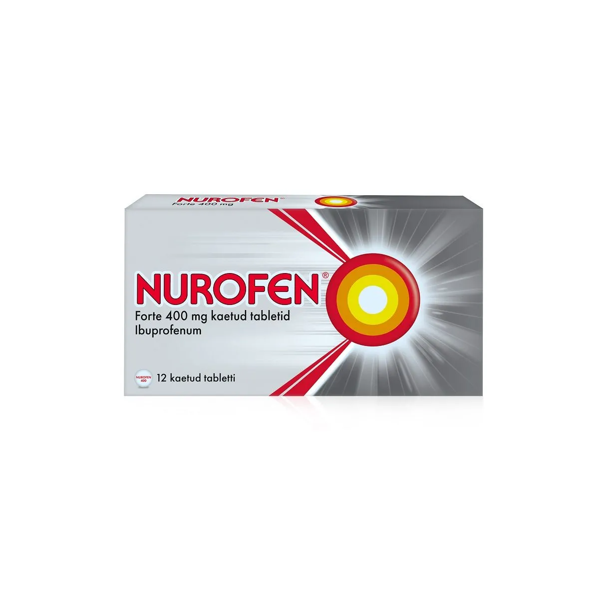 NUROFEN FORTE KAETUD TBL 400MG N12 - Product Image