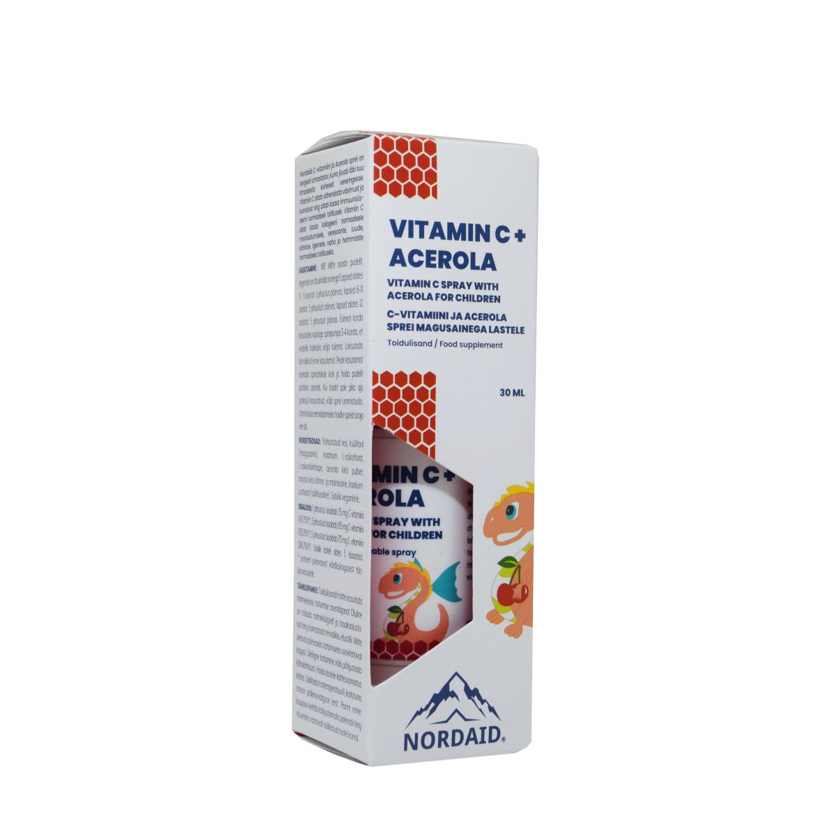 NORDAID VITAMIIN C + ACEROLA SPREI 30ML - Product Image