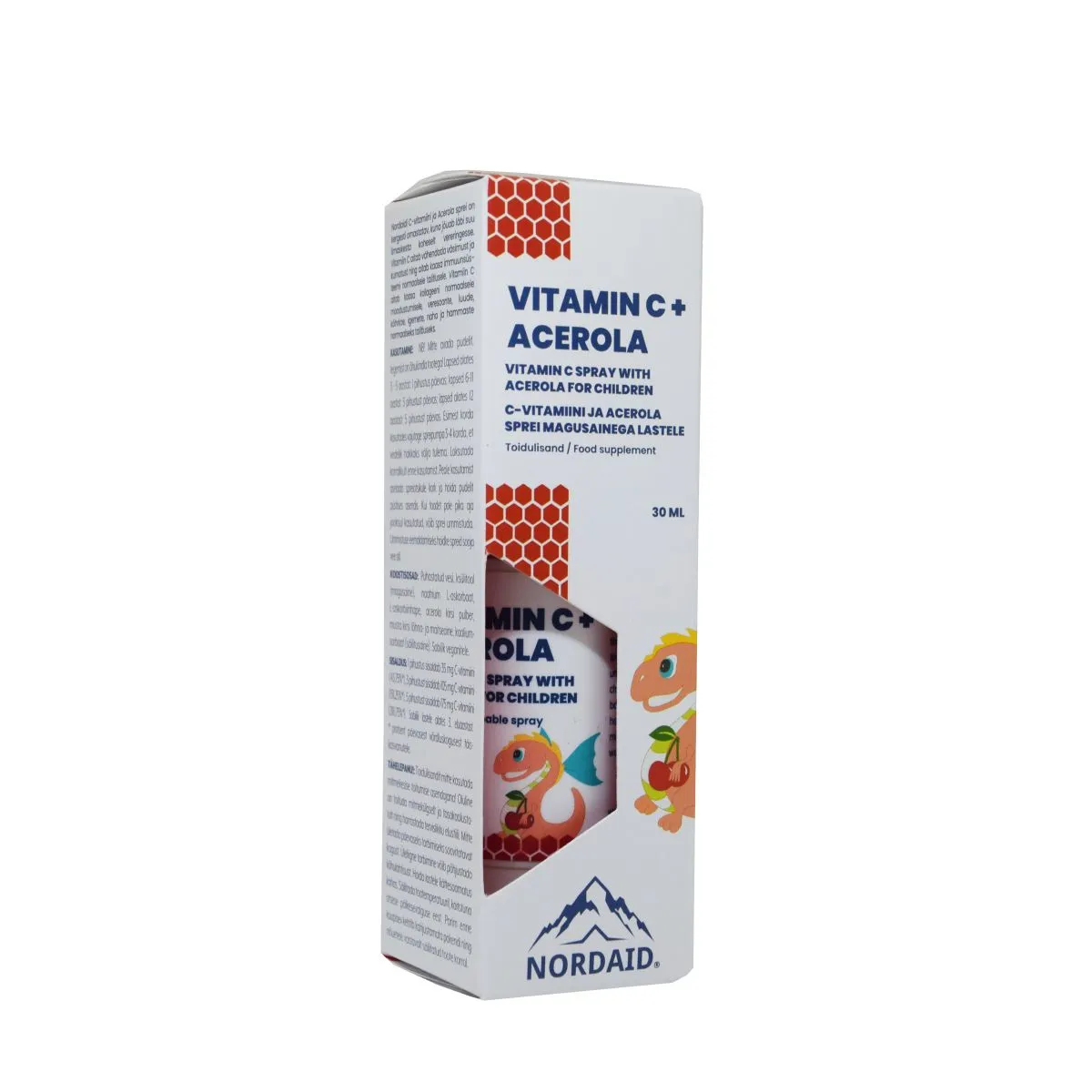 NORDAID VITAMIIN C + ACEROLA SPREI 30ML - Product Image