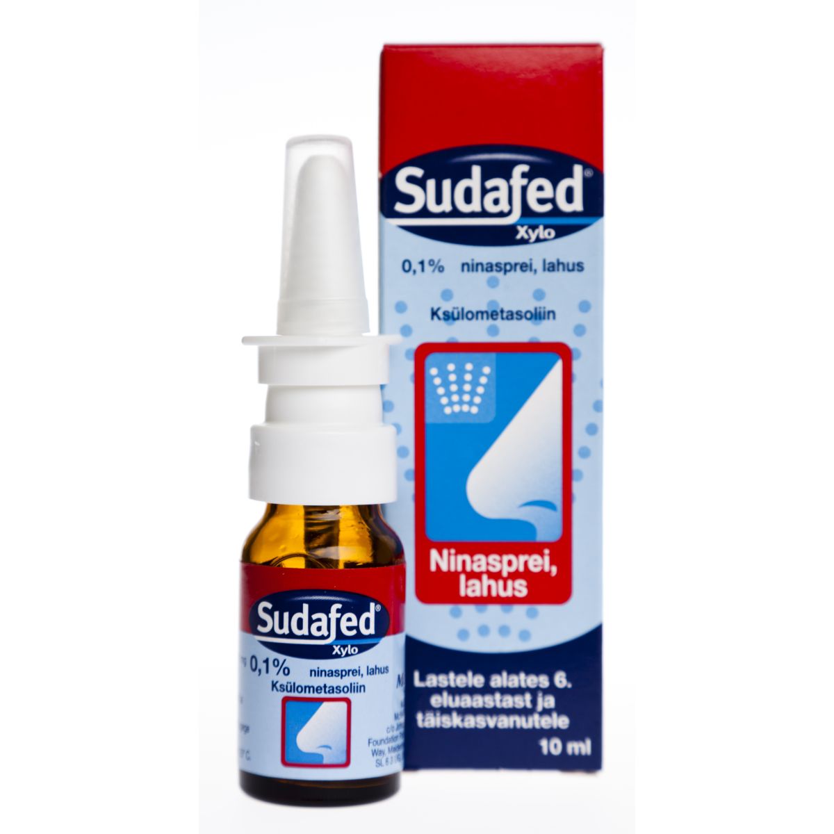 SUDAFED XYLO NINASPREI 1MG/ML 10ML