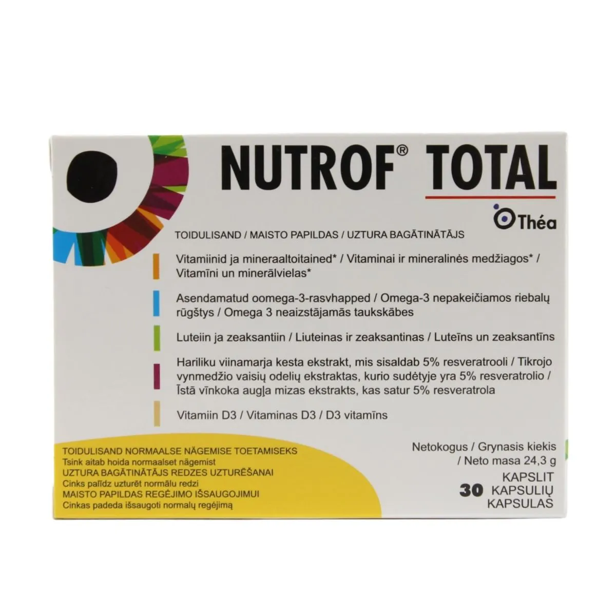 NUTROF TOTAL CAPS N30 - Product Image