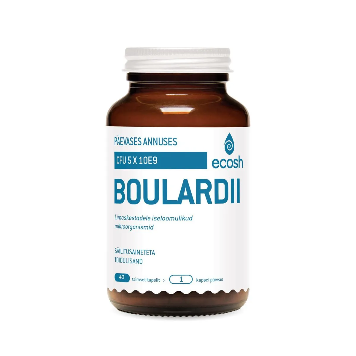 ECOSH BOULARDII KAPSLID 250MG N40 - Product Image