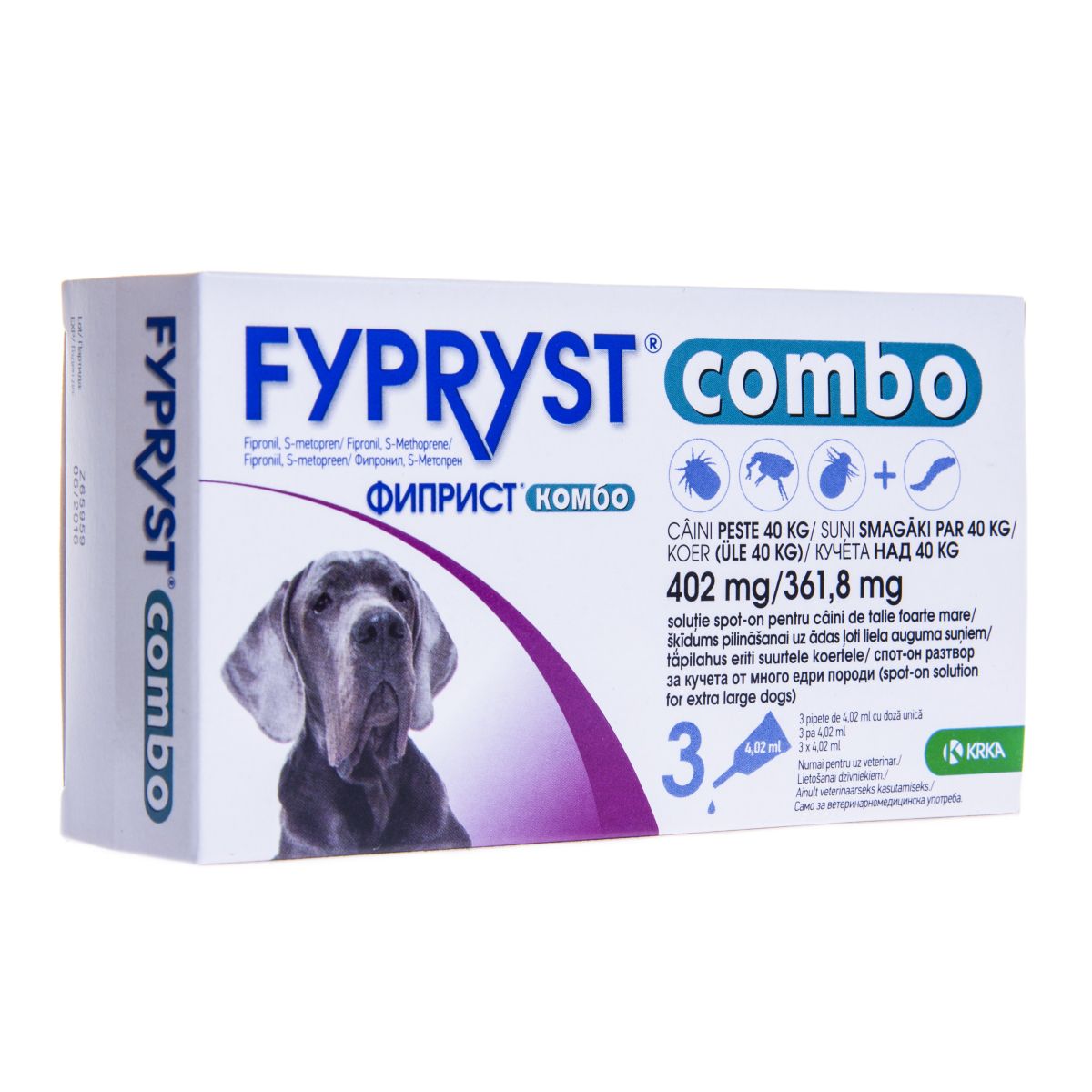 FYPRYST COMBO TÄPILAHUS 402+361,8MG/4,02ML N3 - Product Image