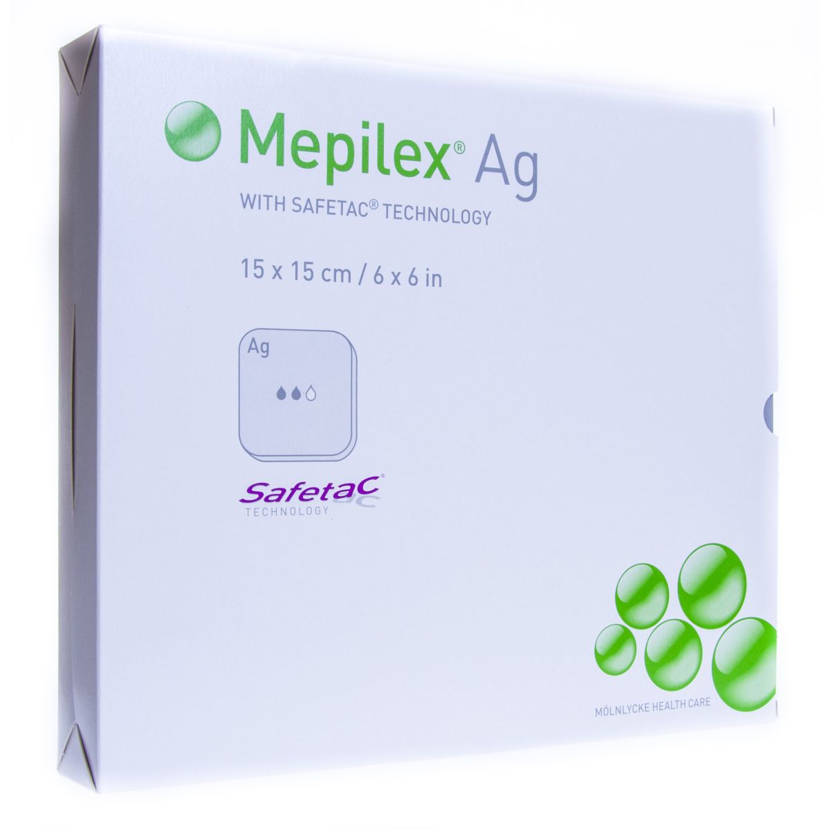 MEPILEX AG HAAVAPADI SILIKOONIGA 15X15CM N5 - Product Image