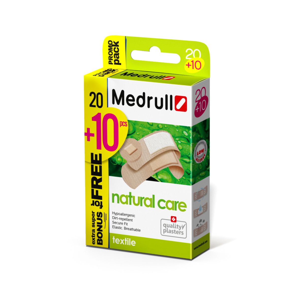 MEDRULL PLAASTER NATURAL CARE N20+10 - Product Image