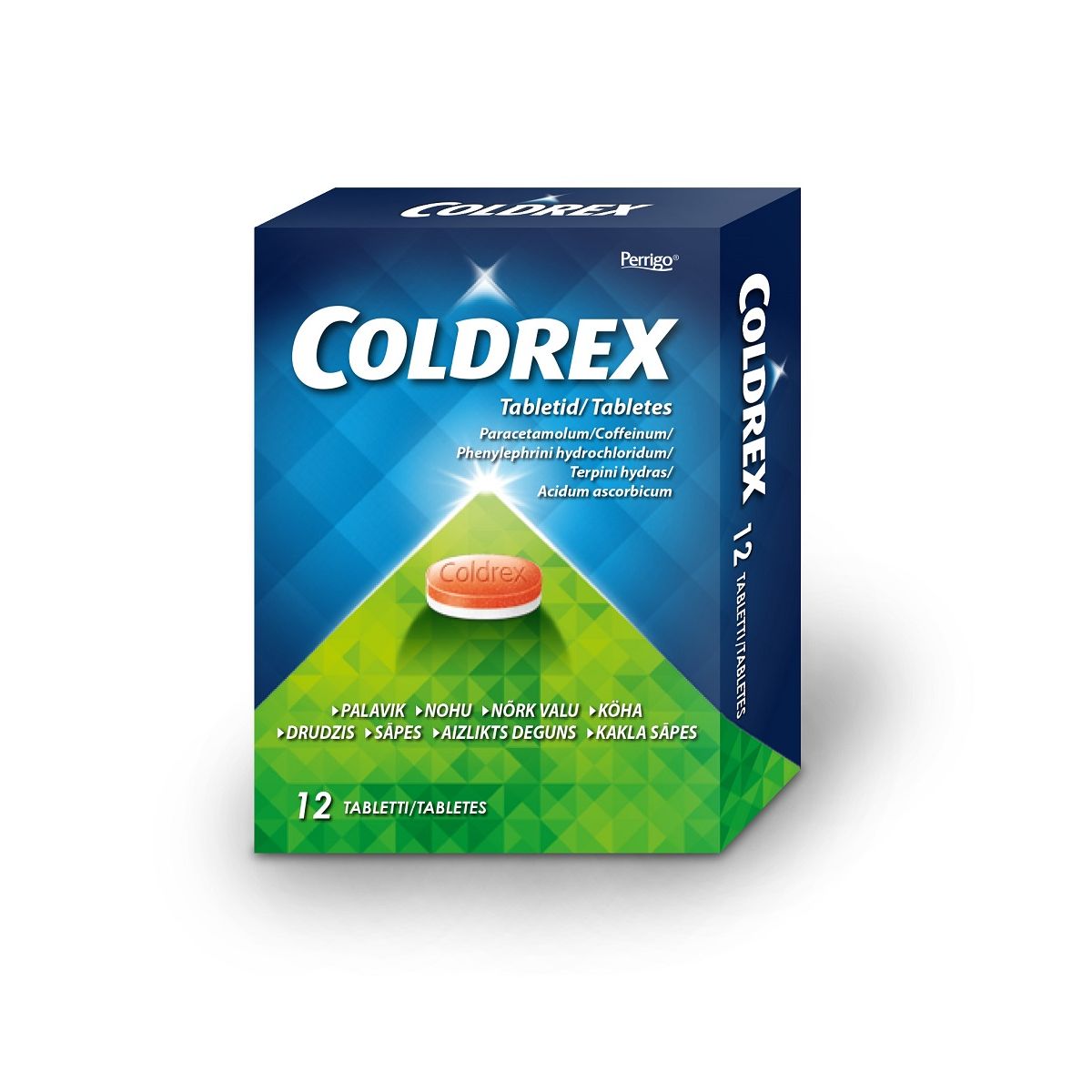 COLDREX TBL 500MG+5MG+20MG+30MG+25MG N12 - Product Image