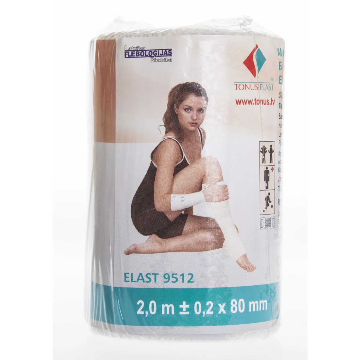 ELASTIKSIDE 8CMX2M (KESKMISELT VENIV) - Product Image