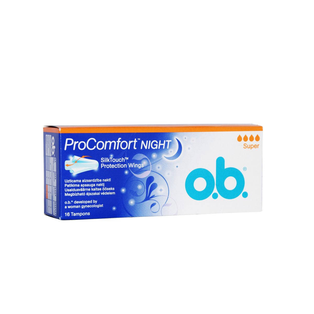 Тампоны  o.b.® ProComfort™ Night Super 16 шт - Product Image