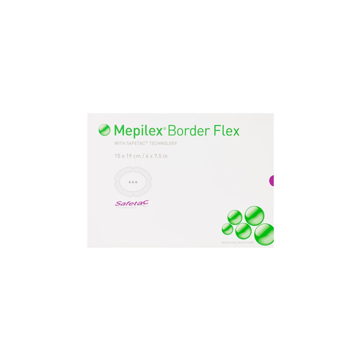 MEPILEX BORDER FLEX 15CMX19CM OVAL N5 STER - Product Image