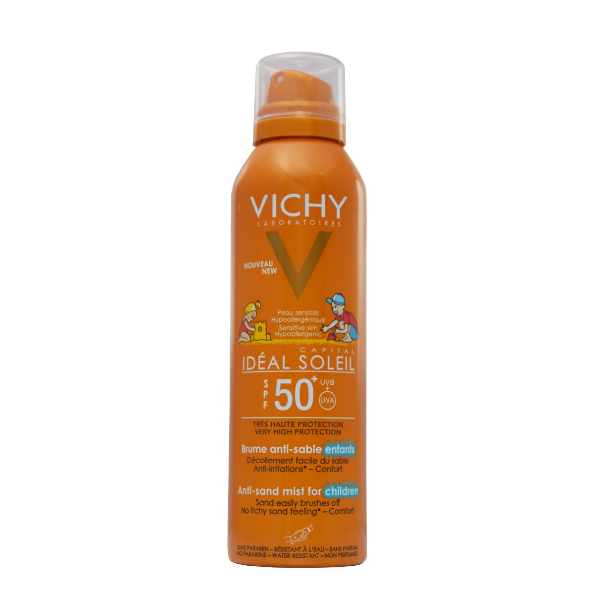 VICHY IS LIIVA HÜLGAV LASTE PÄIKESEKAITSESPREI SPF50+ 200ML - Product Image