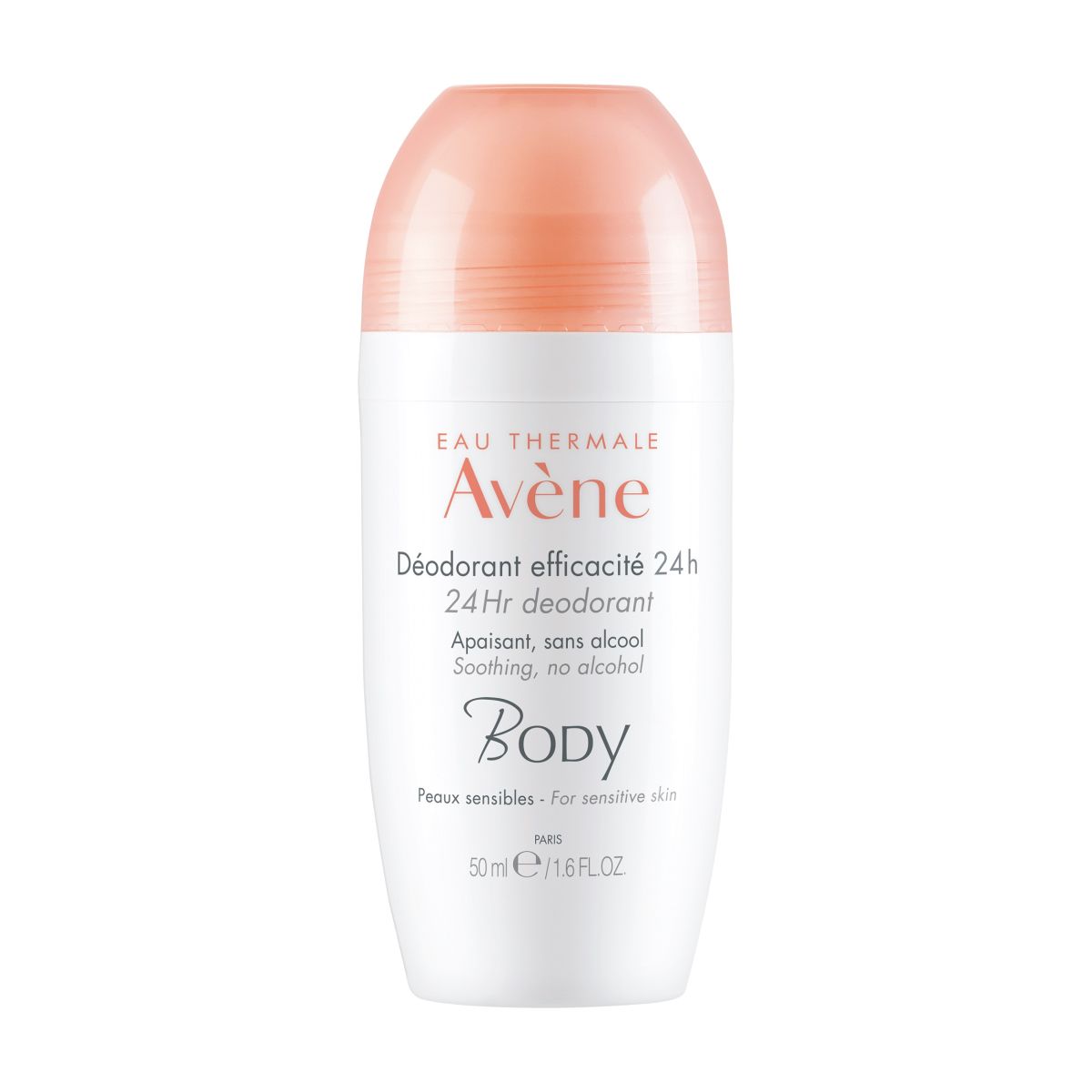 AVENE BODY DEODORANT ROLL-ON 24H 50ML - Product Image