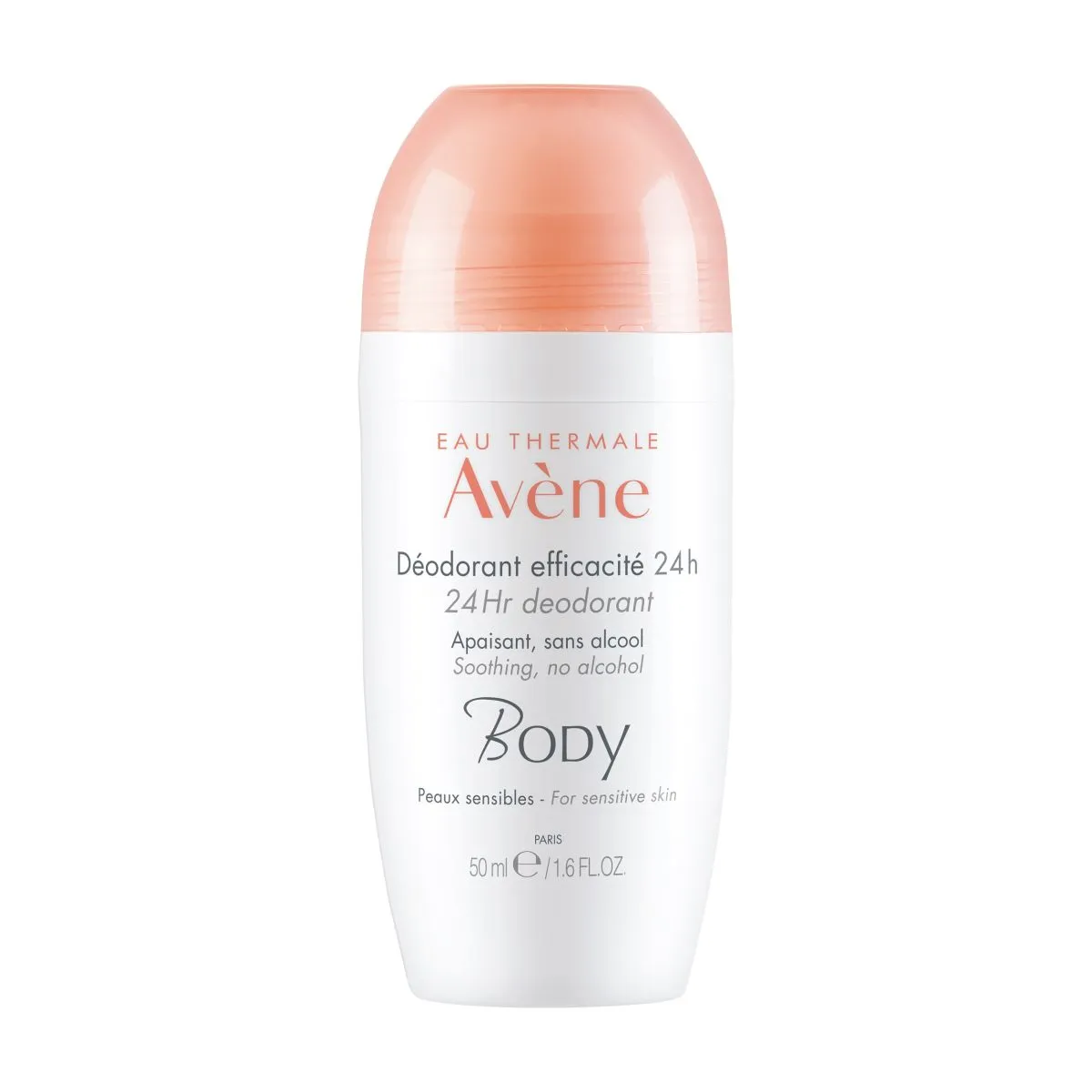 AVENE BODY DEODORANT ROLL-ON 24H 50ML - Product Image