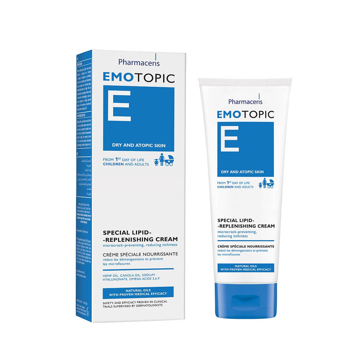 PHARMACERIS E EMOTOPIC KREEM SÜGELUSVAST. LIPIIDE LISAV 75ML - Product Image