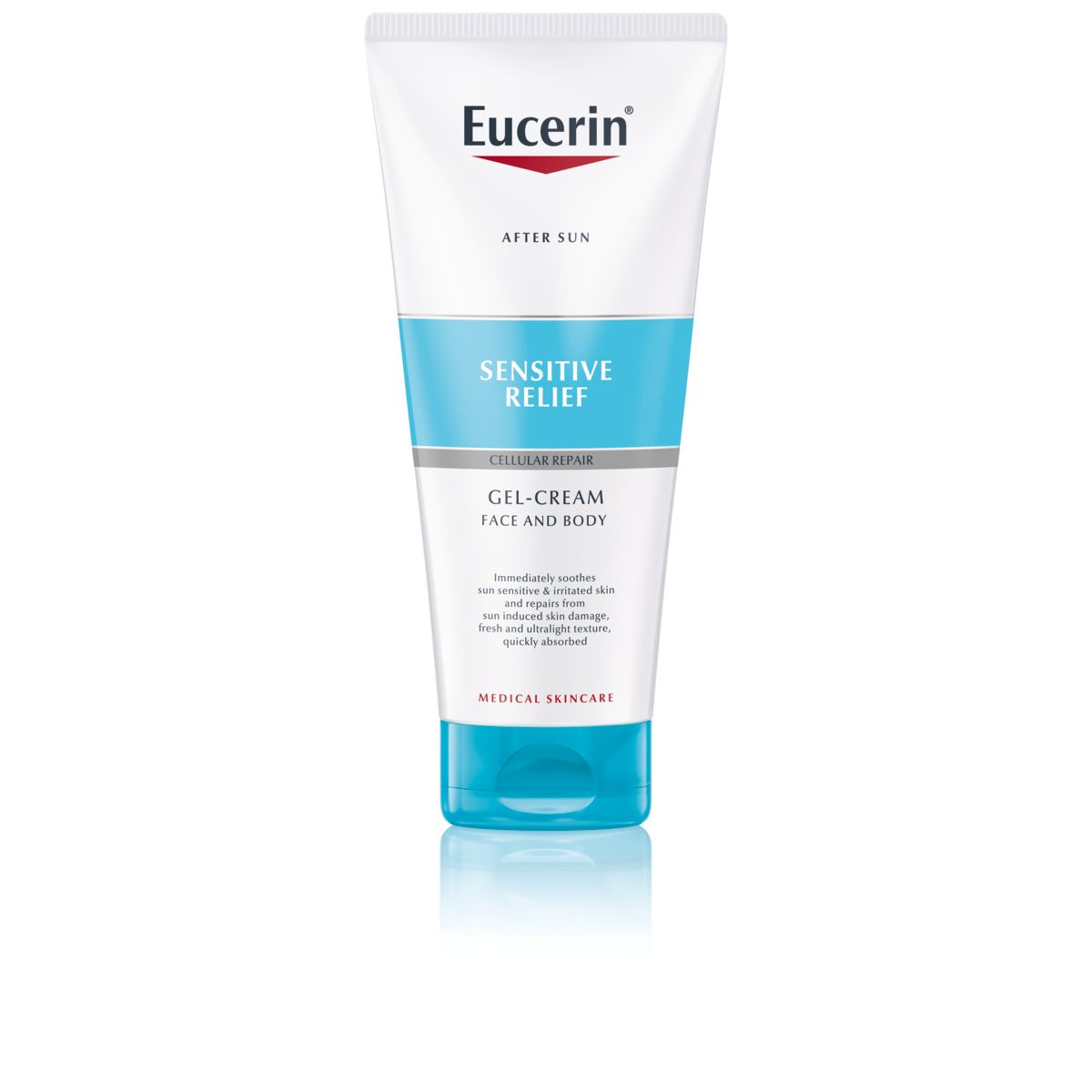 EUCERIN SUN PÄEVITUSJÄRGNE GEEL-KREEM RAHUSTAV 200ML - Product Image