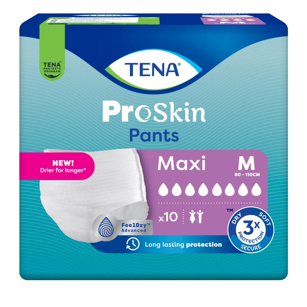 TENA PANTS MAXI M  N10 - Product Image