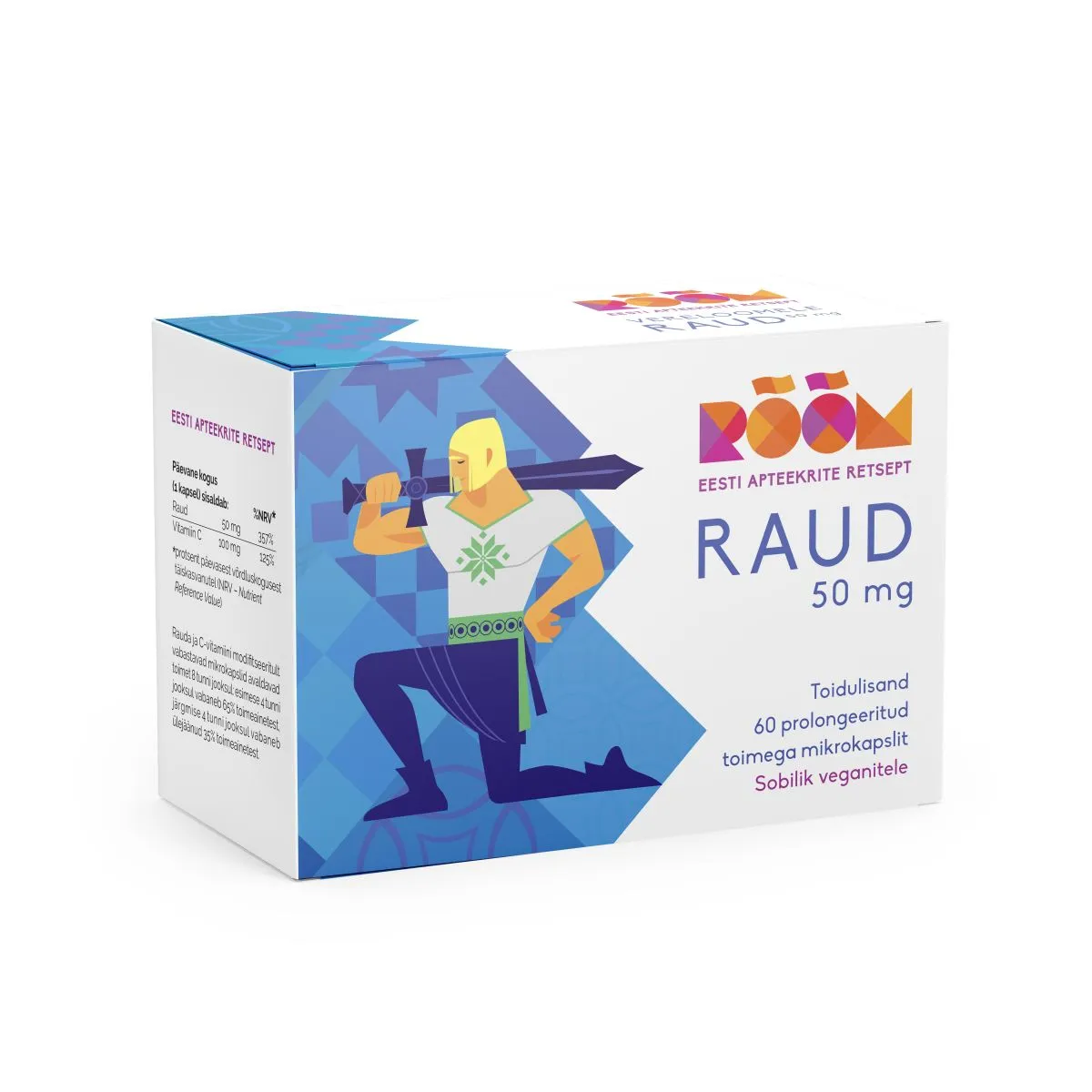 RÕÕM RAUD 50MG KAPSLID N60 - Product Image