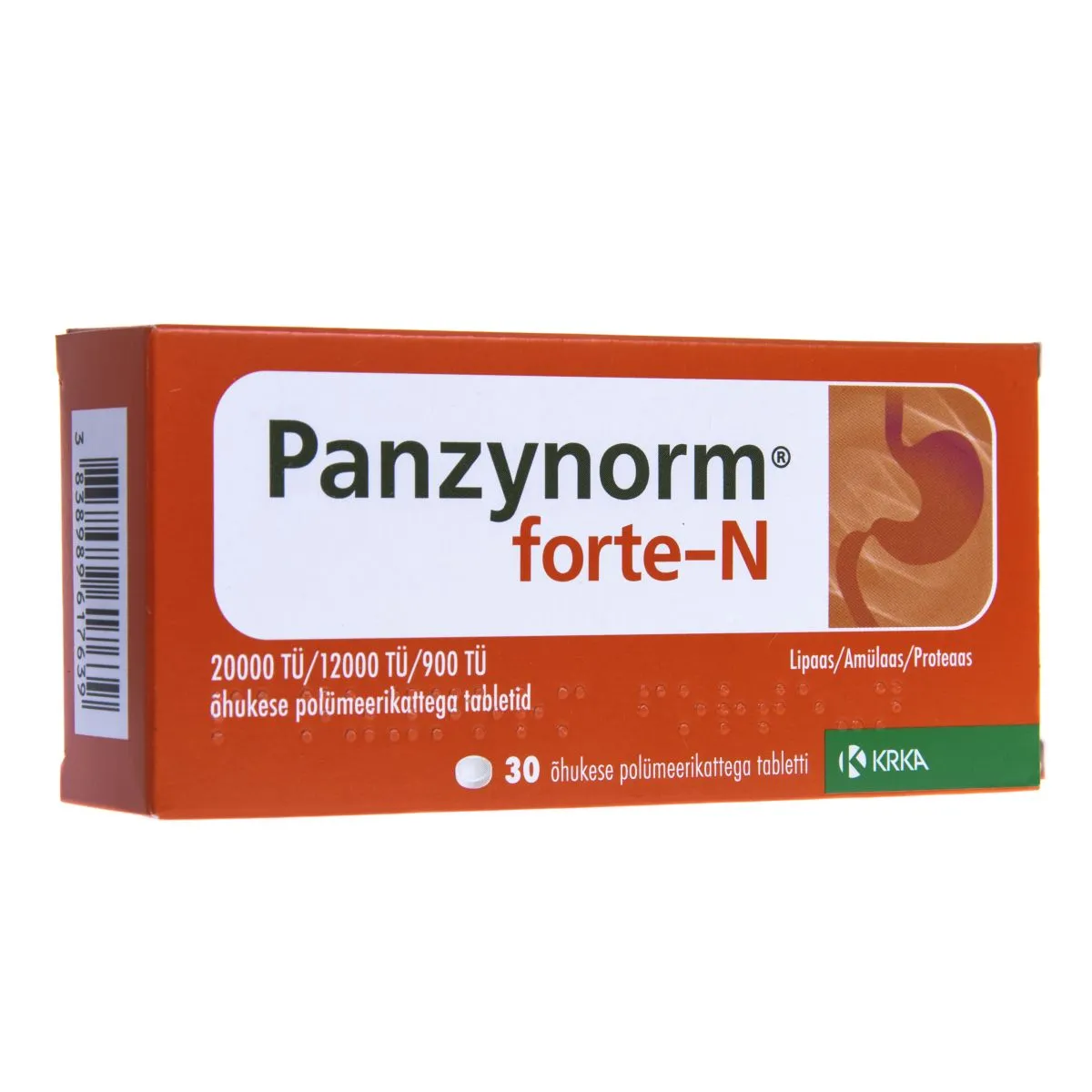 PANZYNORM FORTE- N TBL 20000+12000+900TÜ N30 - Product Image