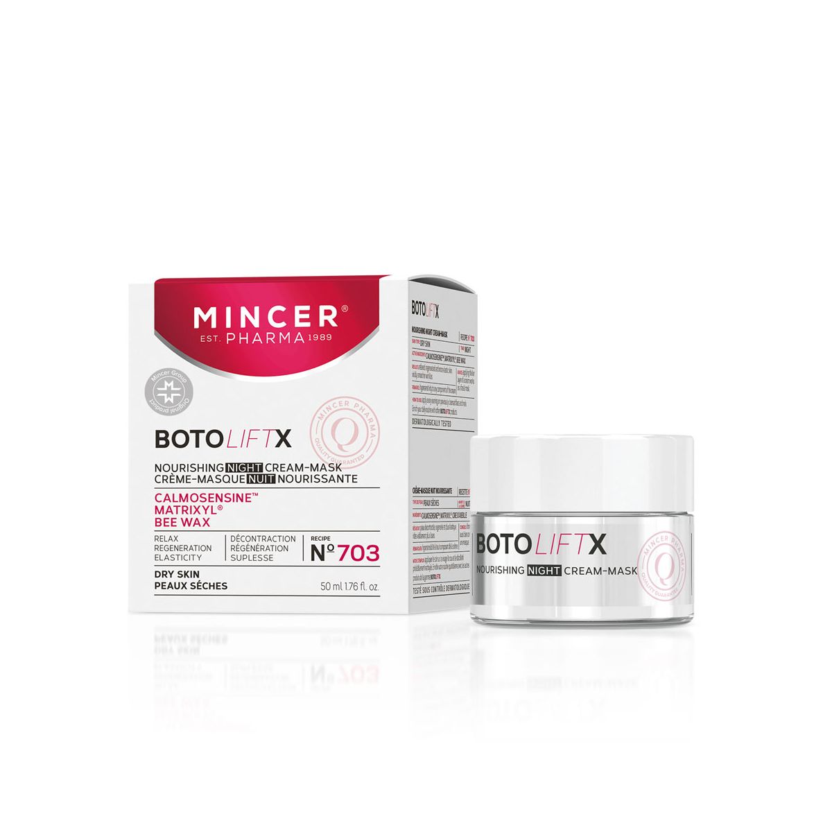 MINCER PHARMA BOTOLIFTX ÖÖKREEM MASK 50ML - Product Image