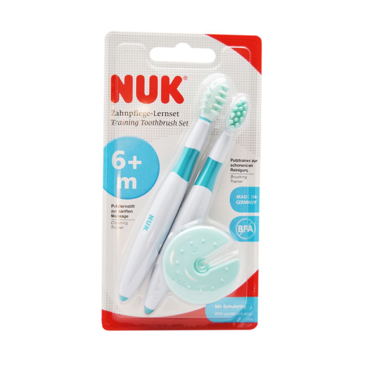 NUK  МАССАЖЕРЫ ДЛЯ ДЕСЕН, 2 ШТ (6+ МЕС.) - Product Image