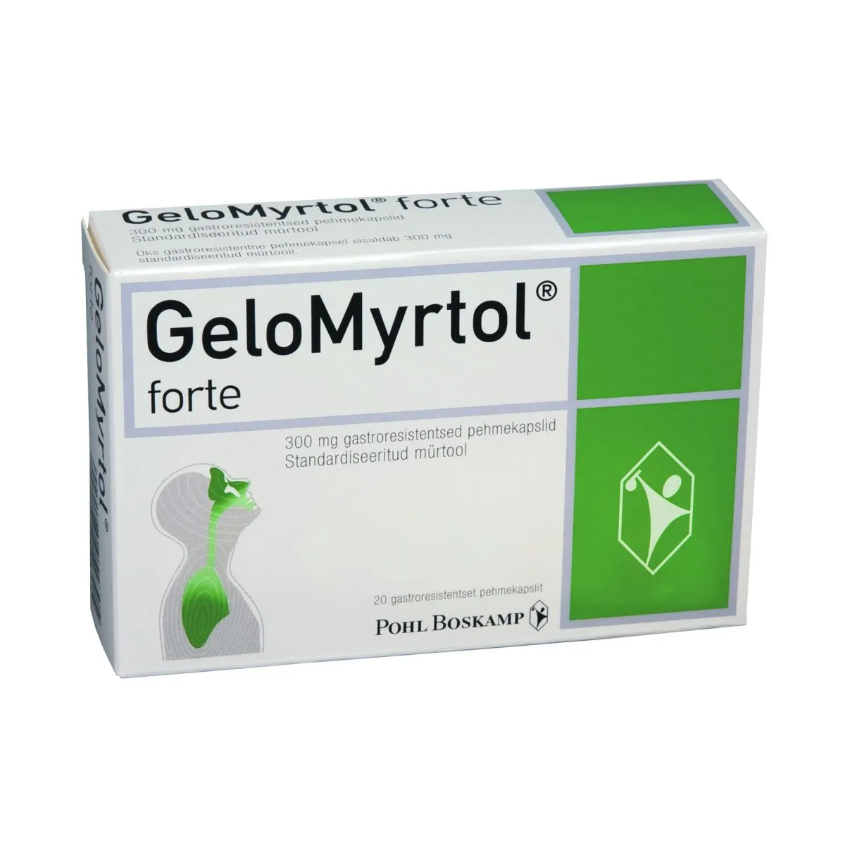 GELOMYRTOL FORTE GASTRORESIST KAPSEL 300MG N20 - Product Image