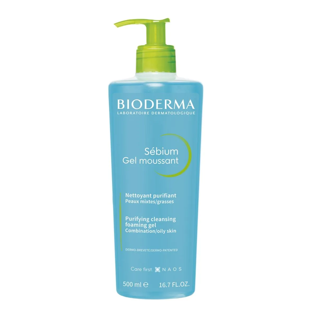 BIODERMA SEBIUM NÄOPUHASTUSE VAHTGEEL 500ML - Product Image