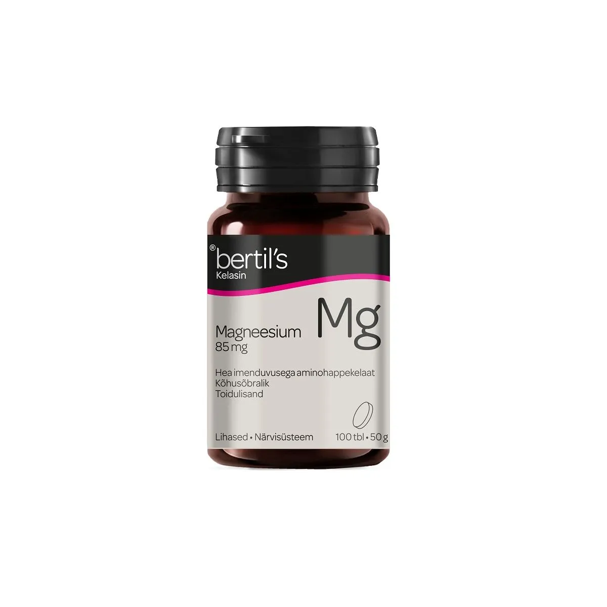 BERTILS KELASIN MAGNEESIUM TBL 85MG N100 - Product Image