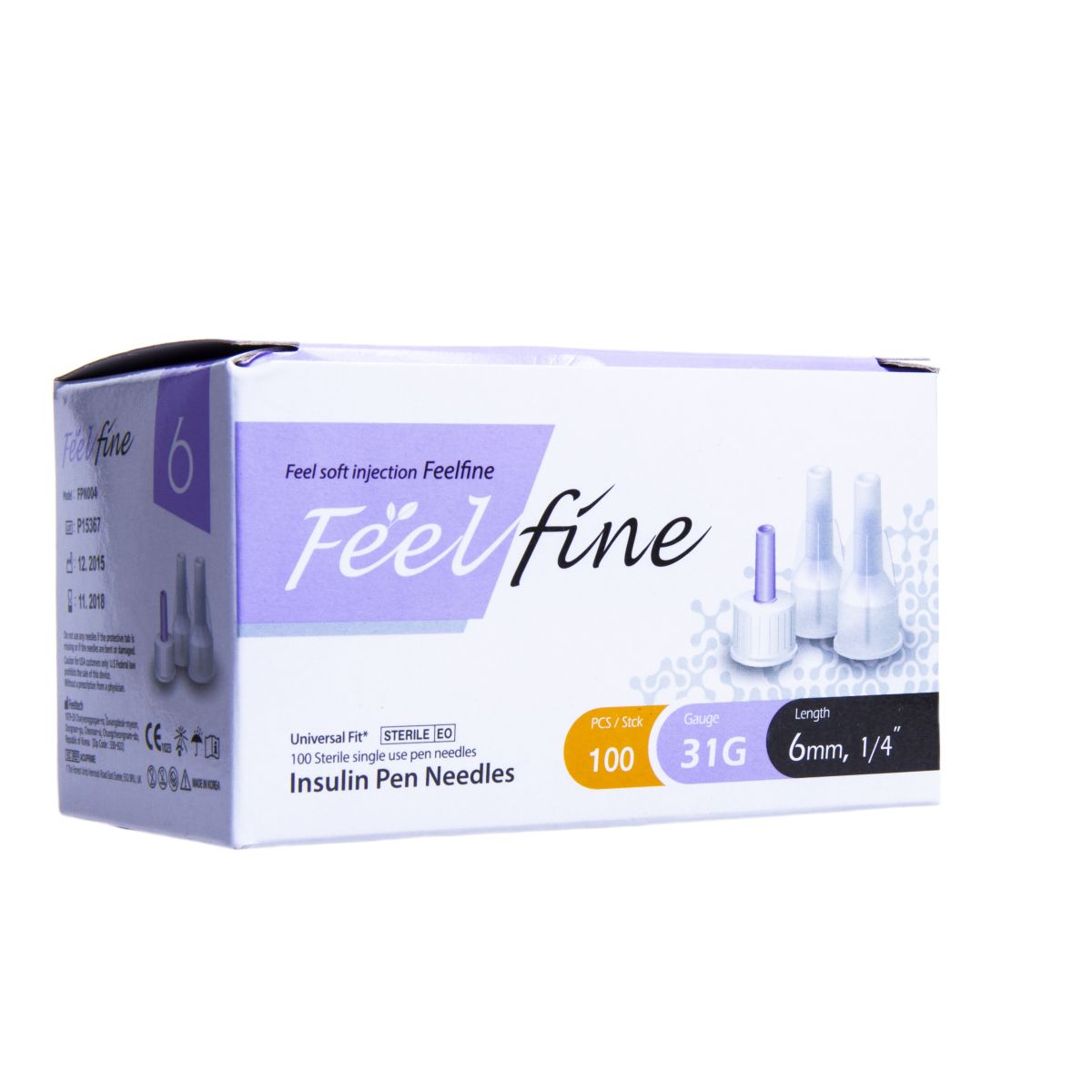 INSULIININÕELAD SMS FEELFINE 31G 6MM N100 - Product Image