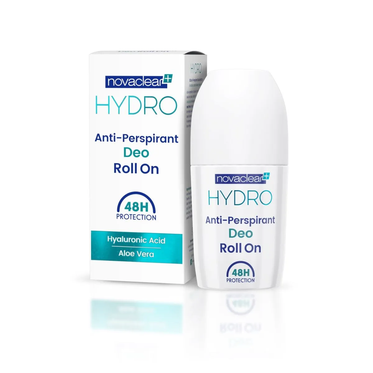 NOVACLEAR HYDRO DEODORANT ROLL-ON 48H 50ML - Product Image