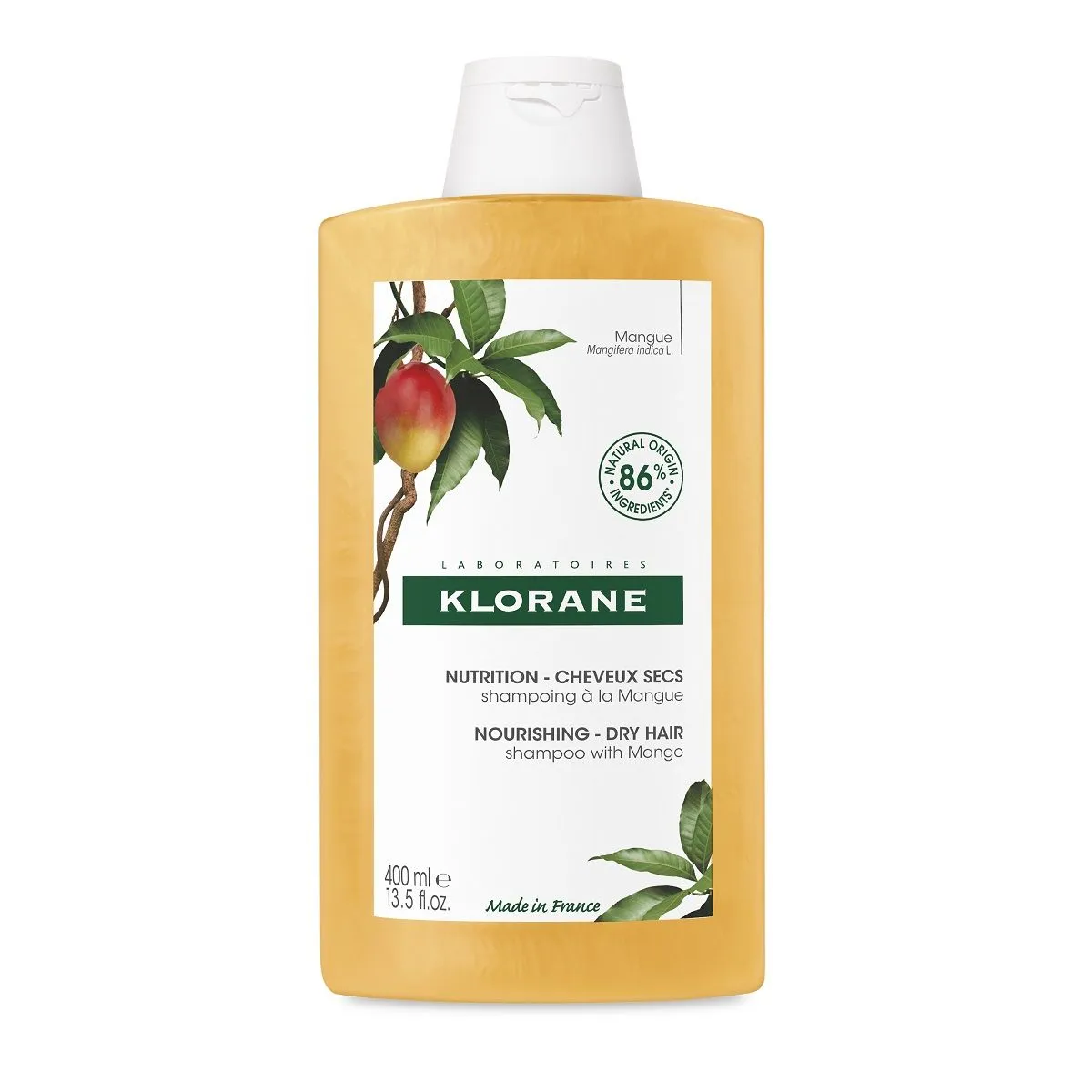 Klorane Mango ШАМПУНЬ для сухих волос  400 МЛ - Product Image