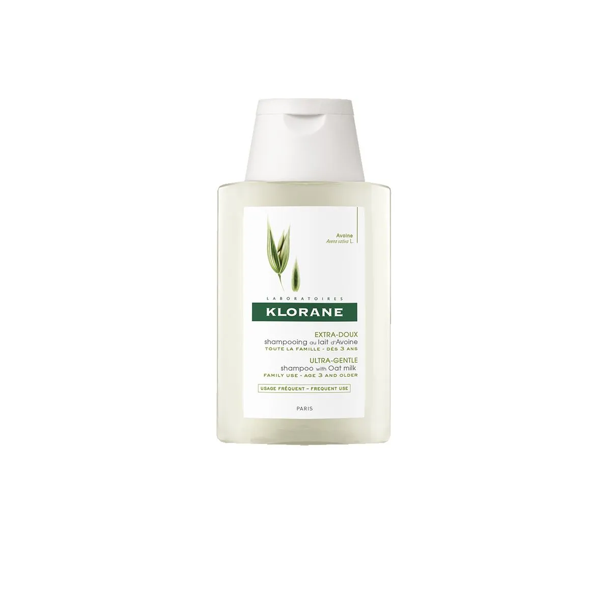 Klorane Ultra-Gentle Shampoo with Oat Milk  100 ml - Product Image