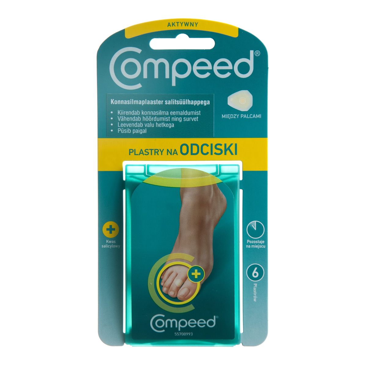 COMPEED KONNASILMAPLAASTER ACTIVE VARBA VAHELE N6 - Product Image