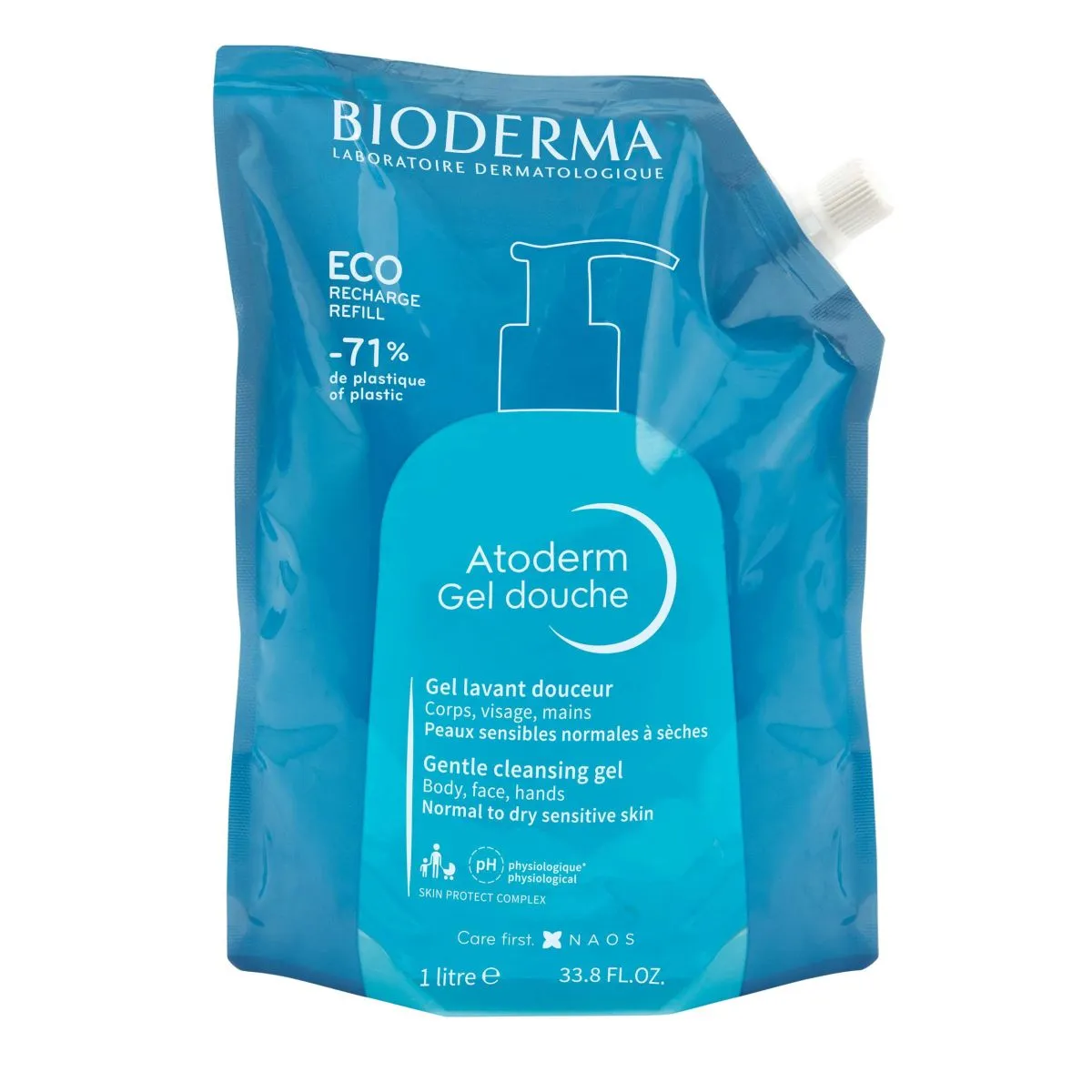 BIODERMA ATODERM DUSHIGEEL TÄITEPAKEND 1000ML - Product Image