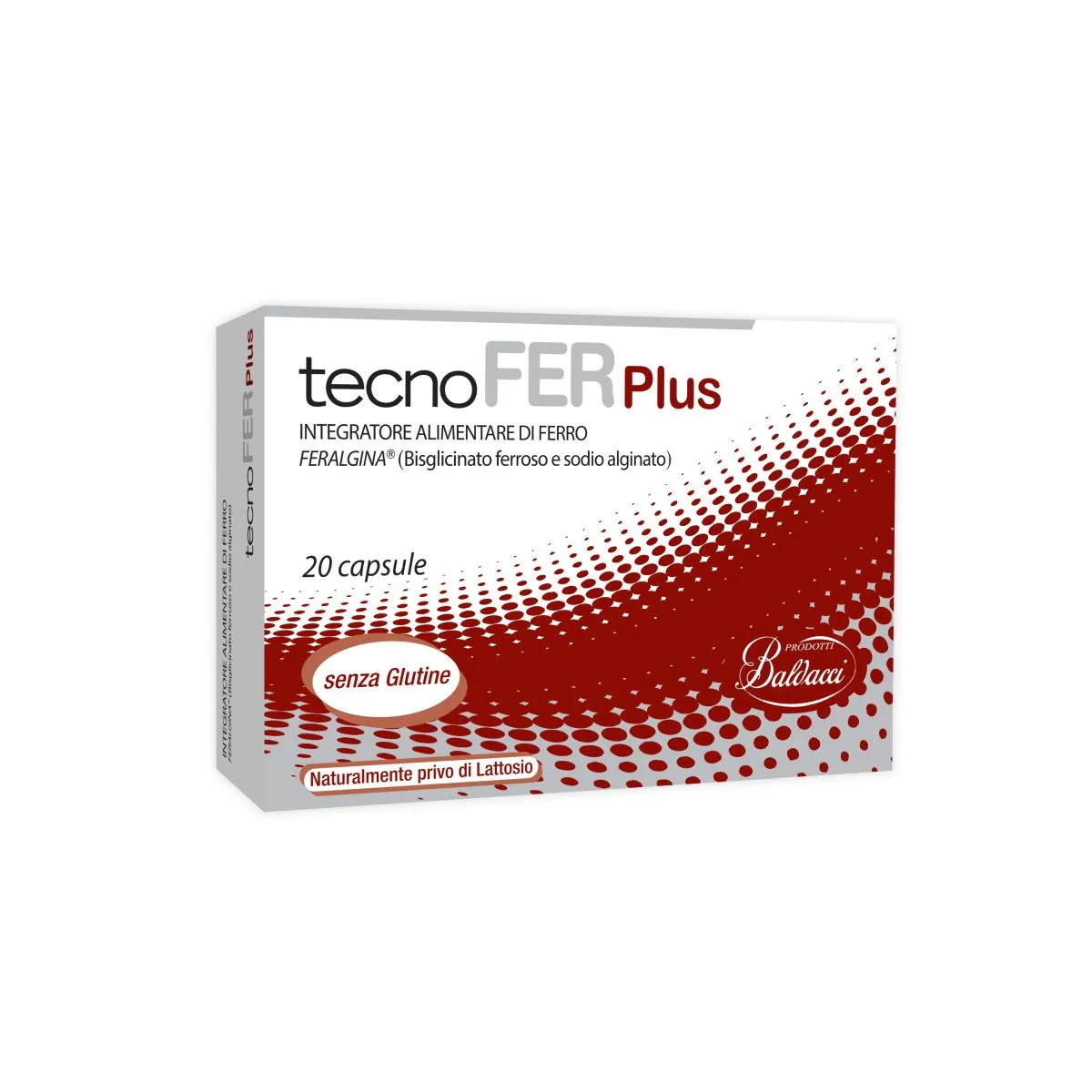 TECNOFER PLUS CAPS 30MG N20 - Product Image