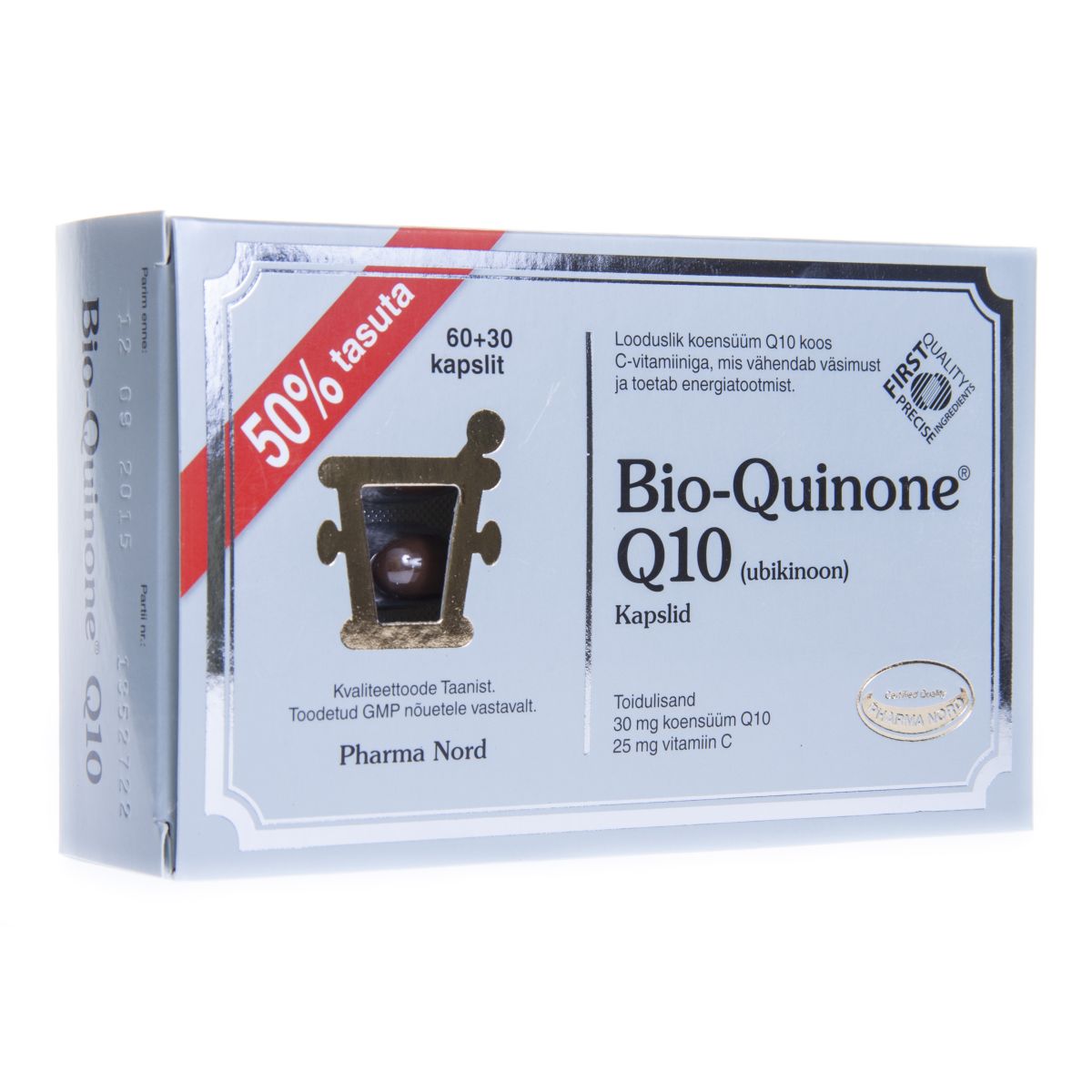 BIO-QUINONE ACTIVE Q10 CAPS 30MG N60+N30 - Product Image