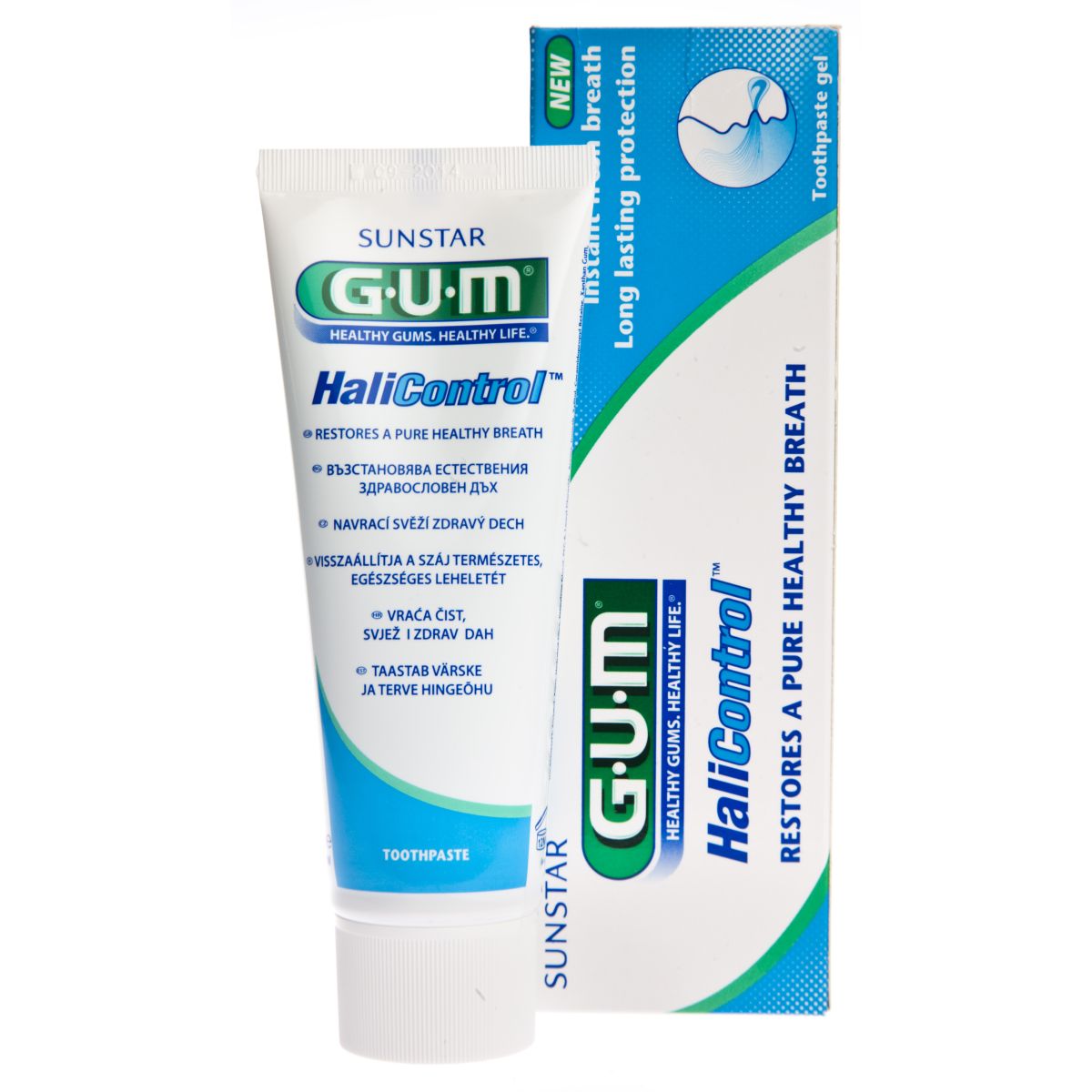 GUM HALICONTROL ЗУБНАЯ ГЕЛЬ-ПАСТА 75МЛ /3040/ - Product Image